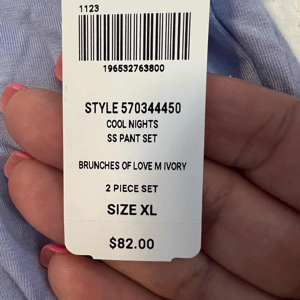 New with tags Soma cool nights women’s pajamas Size XL - Picture 3 of 5